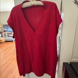 SHAN swimsuit cover-up Cherry colour tunic
